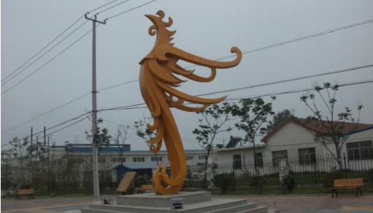 鳥兒不銹鋼雕塑